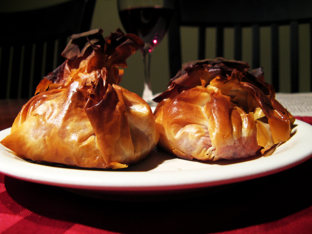 Appetisers Goats cheese and cranberry parcels... hepcat Flickr
