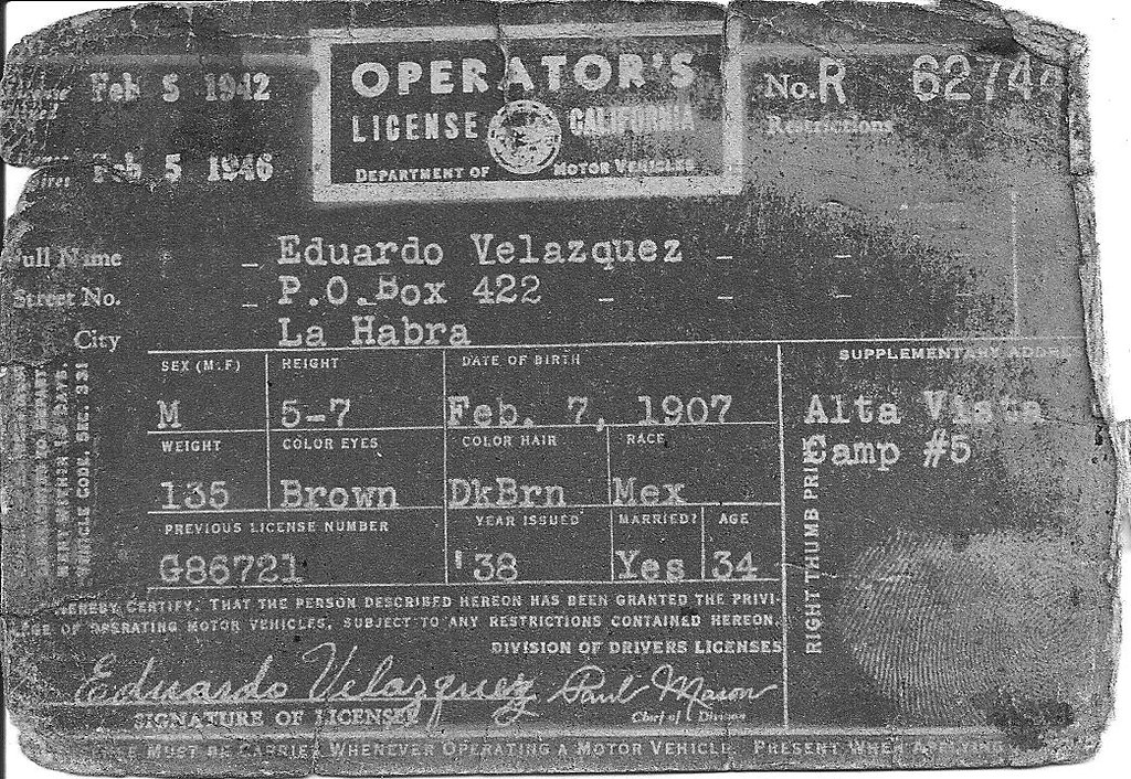 Eduardo Velasquez Ruiz license CA | California driver's lice… | Flickr