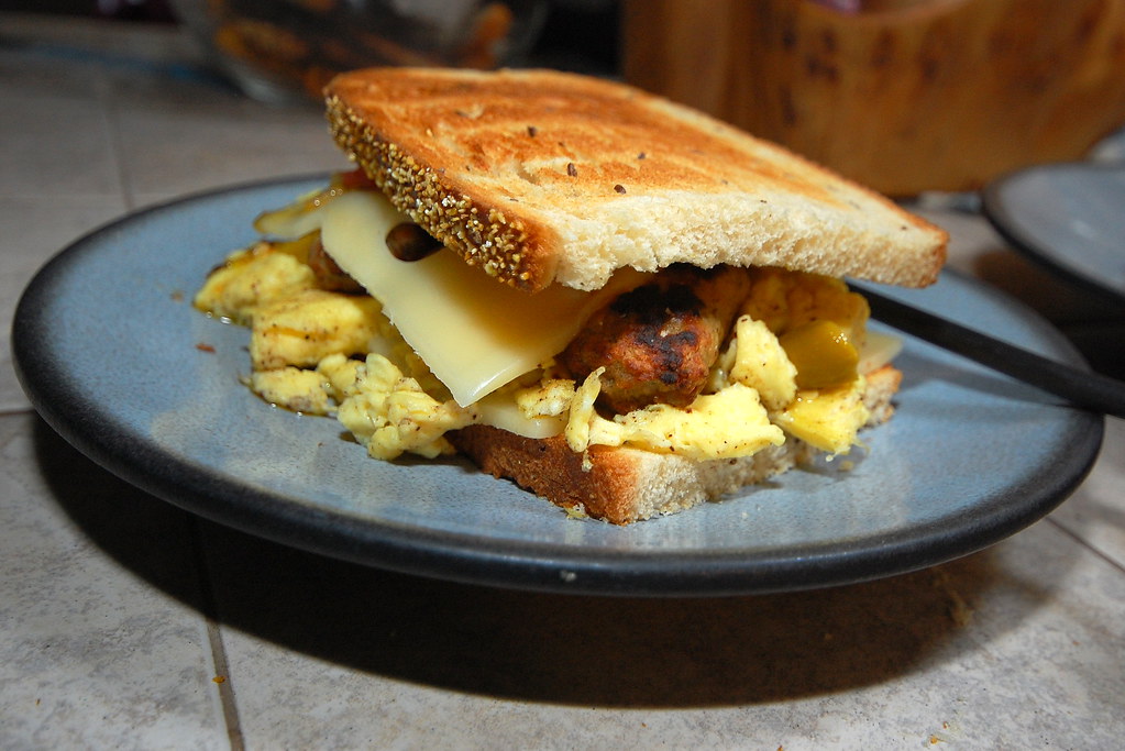Breakfast Sandwich! We decided to 'Sunday Supper' th… Flickr