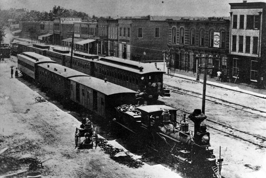 PhC68_1_34 Goldsboro, NC, c.1870, Railroad Station and Bus… Flickr