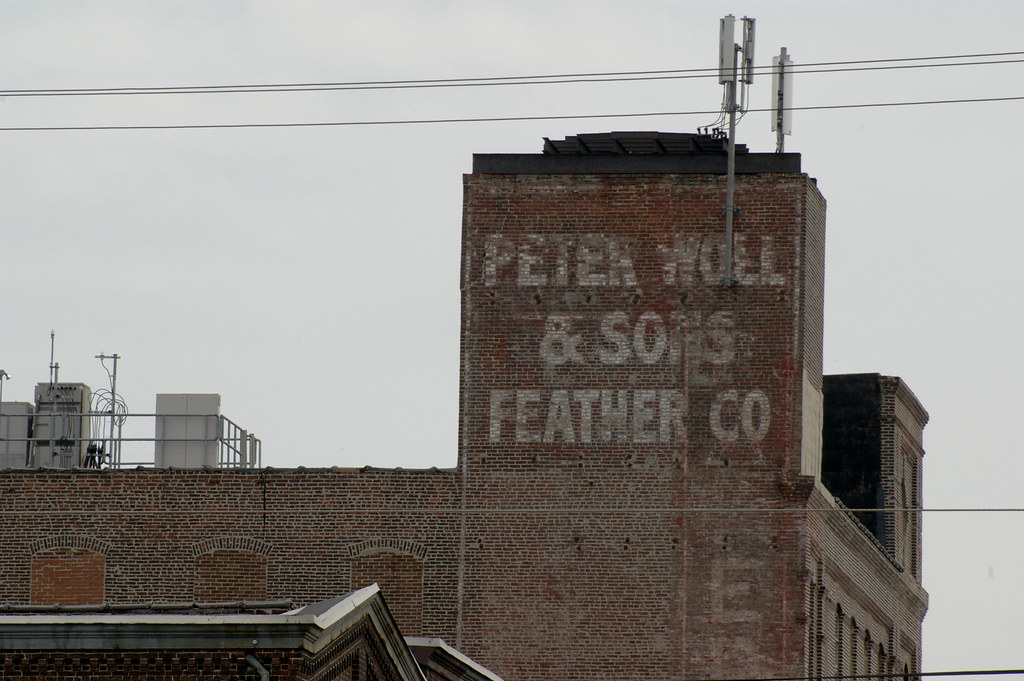 Peter Woll & Sons Feather Co. Across the street from Peter… Flickr