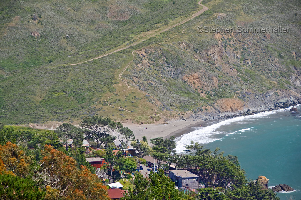 Muir Beach, from Muir Beach Lookout, Marin stephen sommerhalter Flickr
