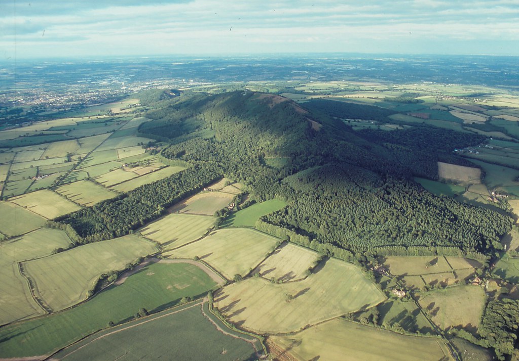 Aerial view of the Wrekin near Telford Shropshire shamu28 Flickr