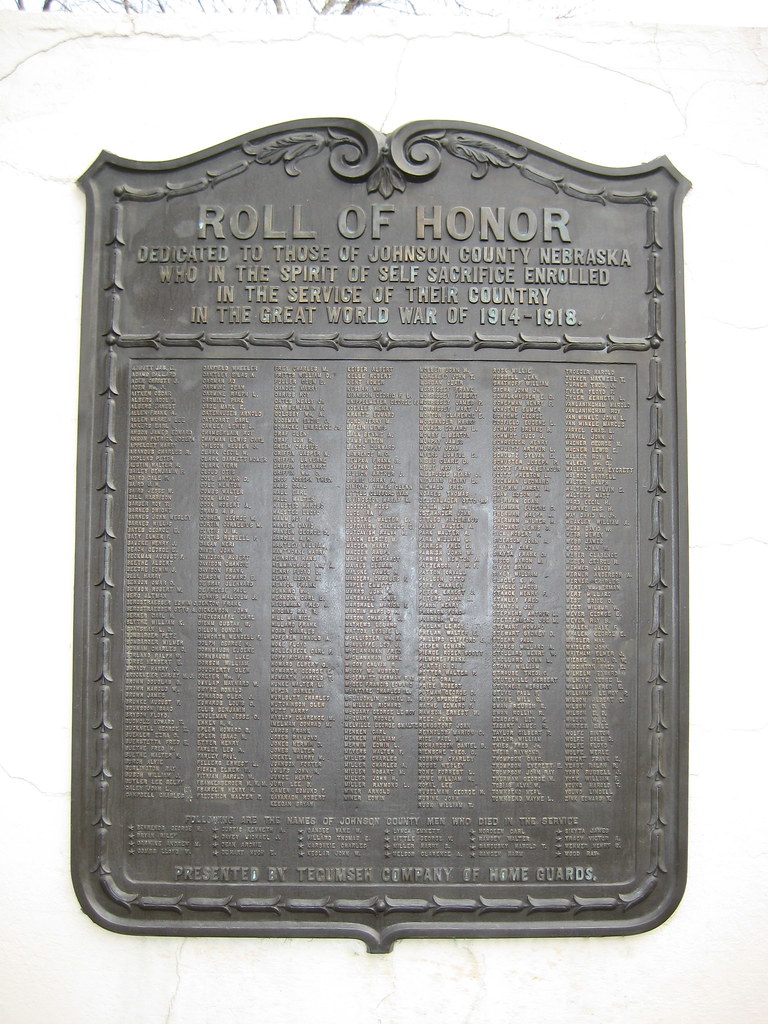 Roll of Honor Johnson County Nebraska Scott Rowe Flickr