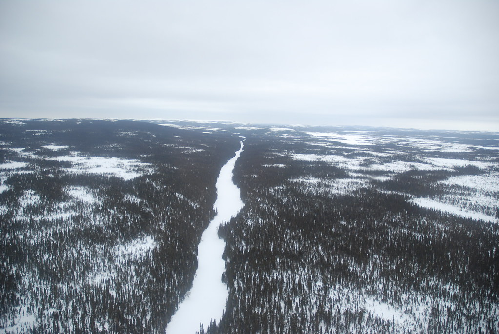 straight river.... approaching Port Hope Simpson, Labrador… Flickr