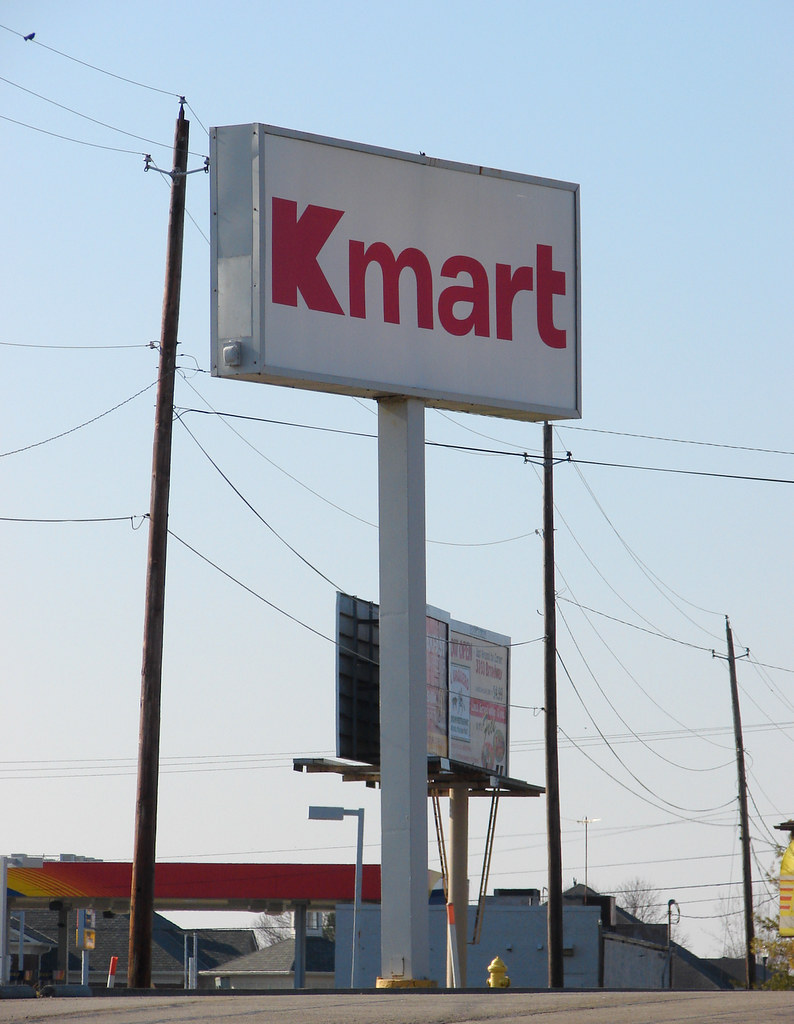 Kmart sign in Grove City, OH The Caldor Rainbow Flickr
