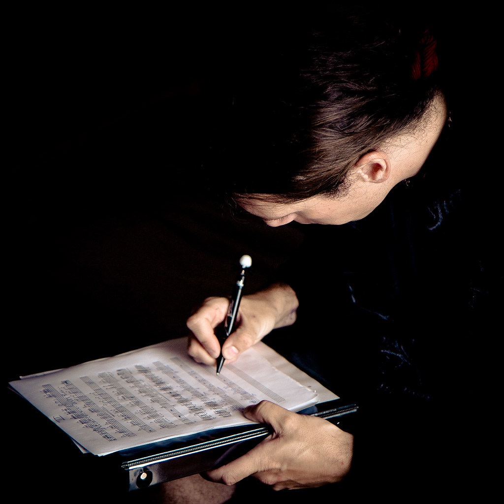 Man writing music A man writing music. 580EXII in shootth… Flickr
