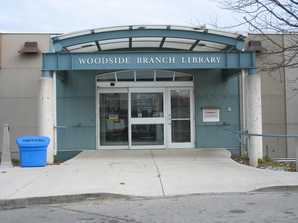 Woodside Branch Main entrance Oakville Public Library Flickr