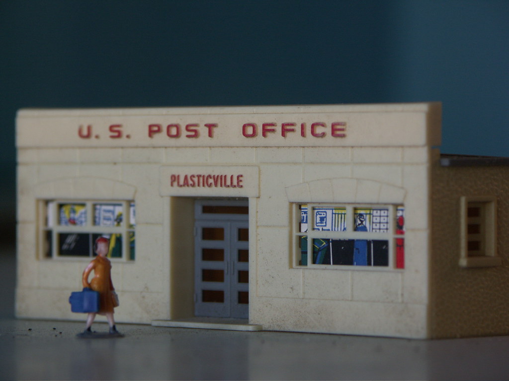 Secrets of Plasticville The Post Office Miss Frick strode… Flickr