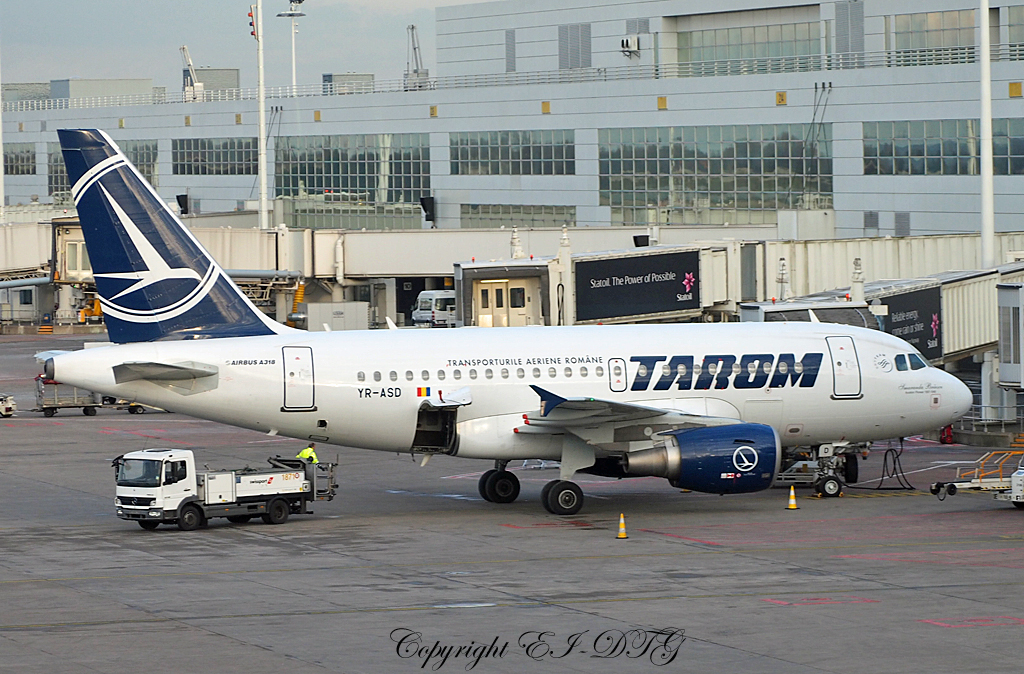 Airbus A318111 YRASD Tarom Brussels International (BRU) … Flickr