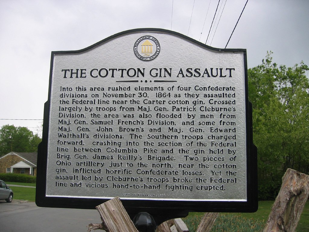 The Cotton Gin Assault Into this area rushed elements of f… Flickr