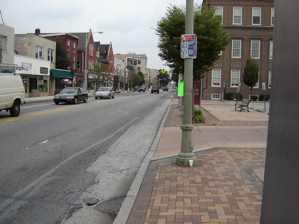 Looking east on Lancaster Ave Lancaster Ave, aka US Route … Flickr