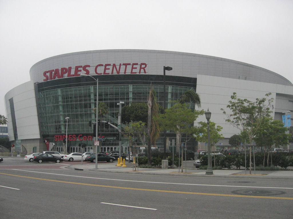 Staples Center Exterior view of Staples Center. (Los Angel… Flickr