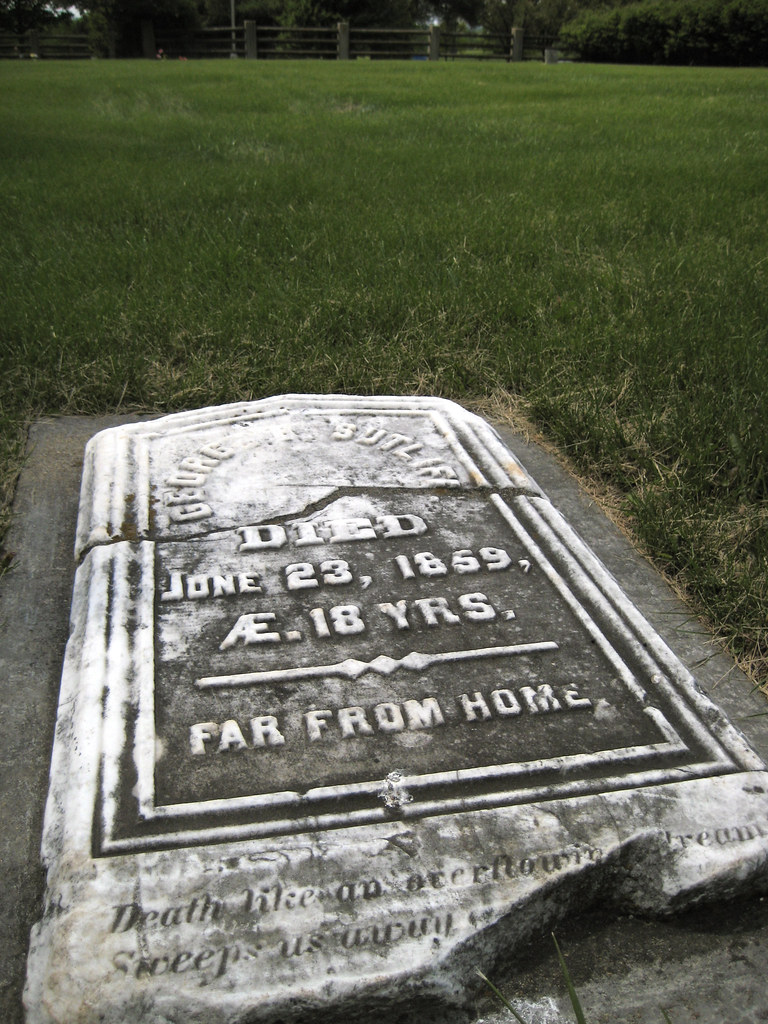pioneer grave in Pioneer Cemetery Lawrence, Kansas Flickr