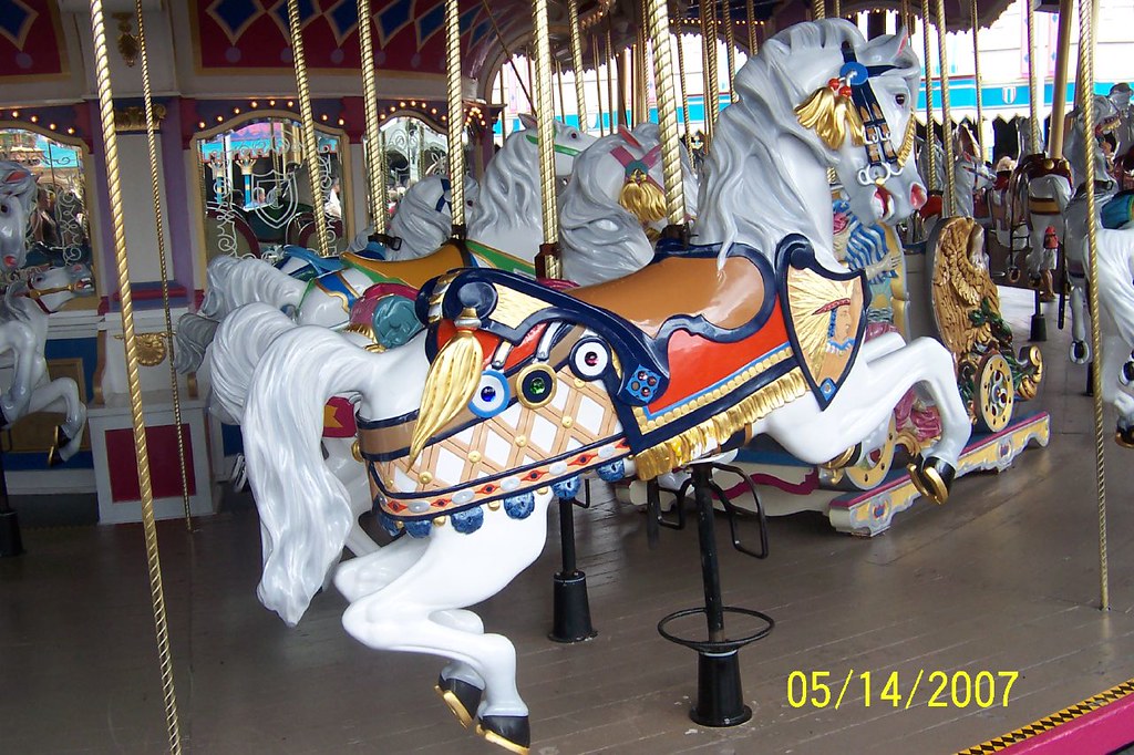Cinderella's Golden Carousel The horses on Cinderella's Go… Flickr