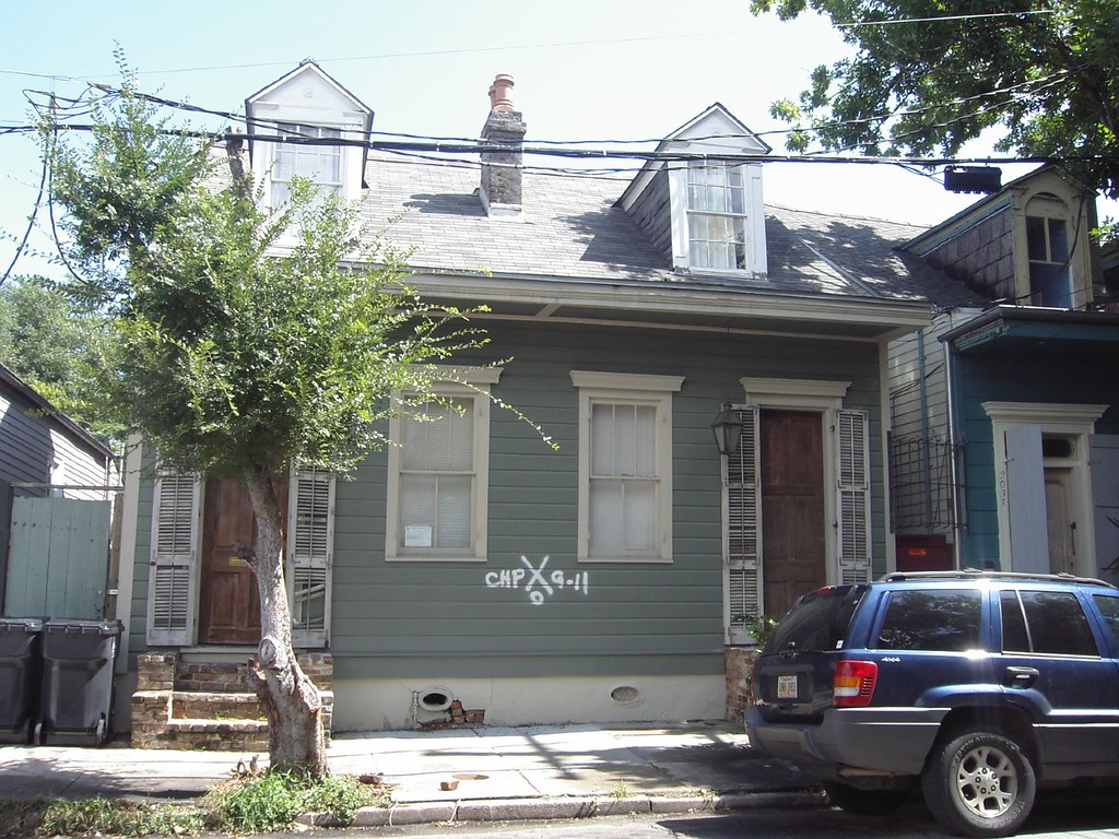 Katrina markings Dauphine Street Almost two years after … Flickr