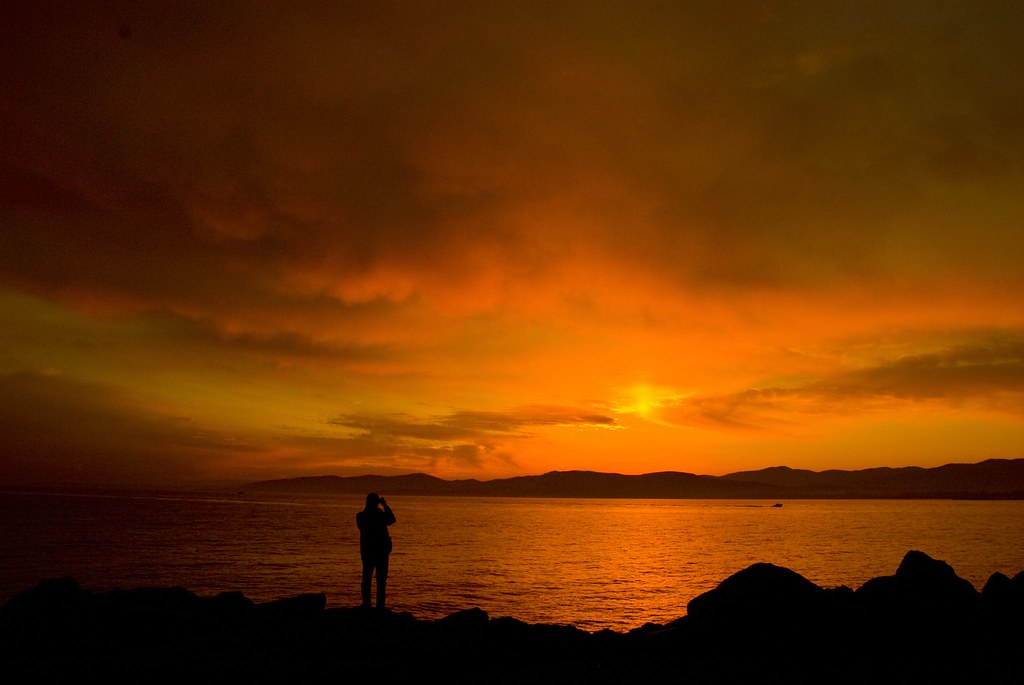 Sunset in St. Raphael a photo on Flickriver