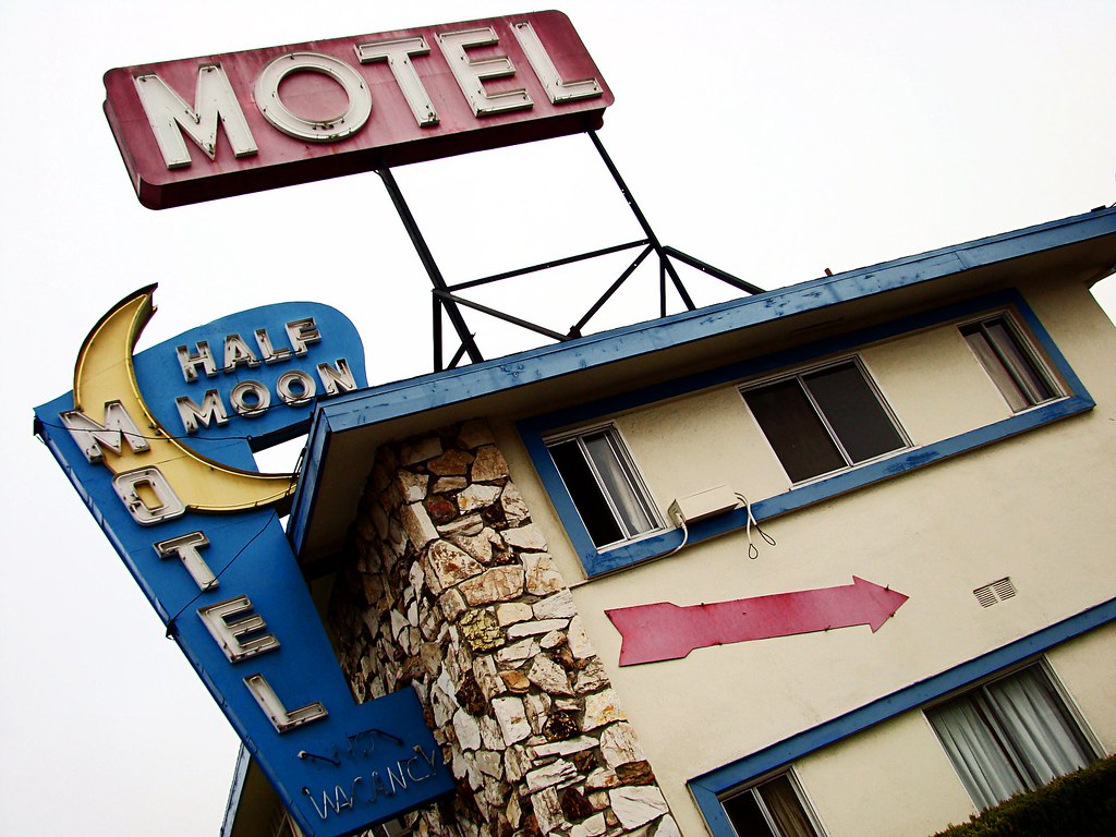 vintage signs. no tell motels. los angeles. california. Flickr
