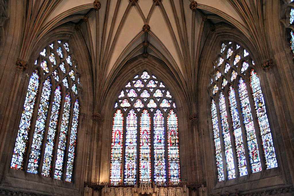 Wells Cathedral Stained Glass Stained Glass windows, Well… Flickr