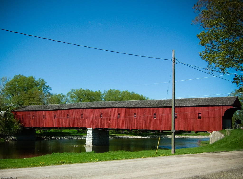 Covered Bridge West Montrose Covered Bridge Ontario Canada… Flickr