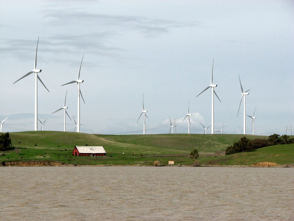 Montezuma Hills Wind Farm View from near the mouth of the … Flickr