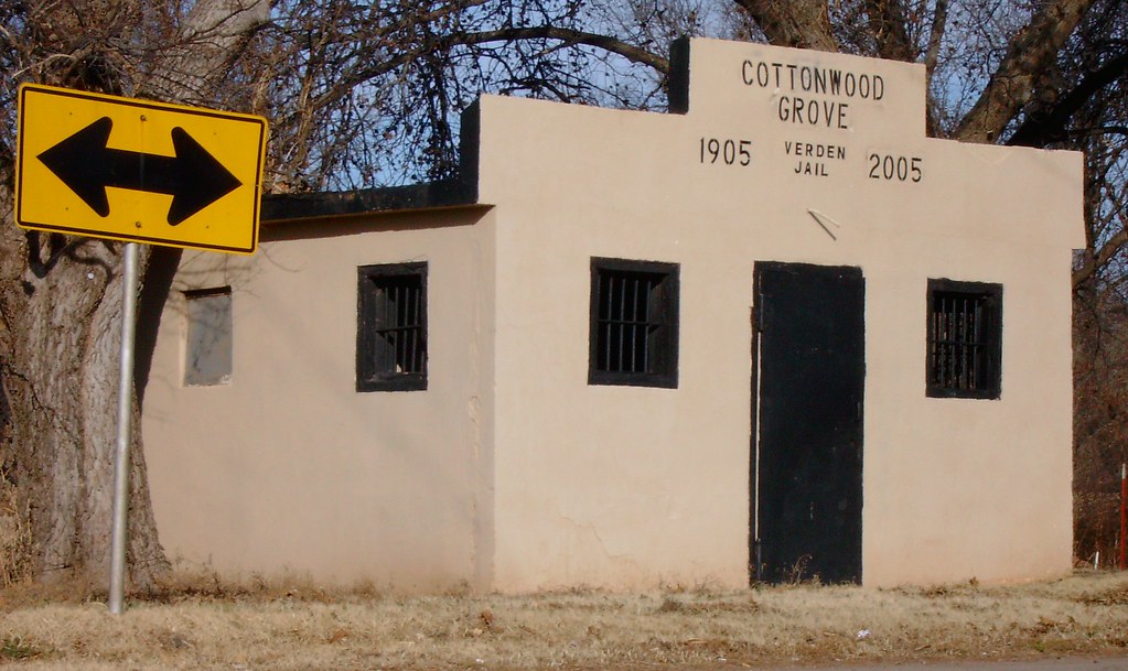 Old Verden Jail (Verden, Oklahoma) Built in 1905 courthouselover