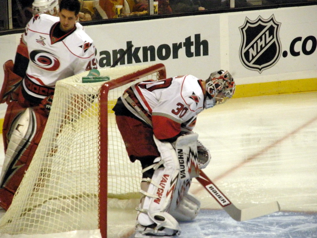 080108 Canes Goalies 49 Michael Leighton (G) and 30 Cam … Dan4th