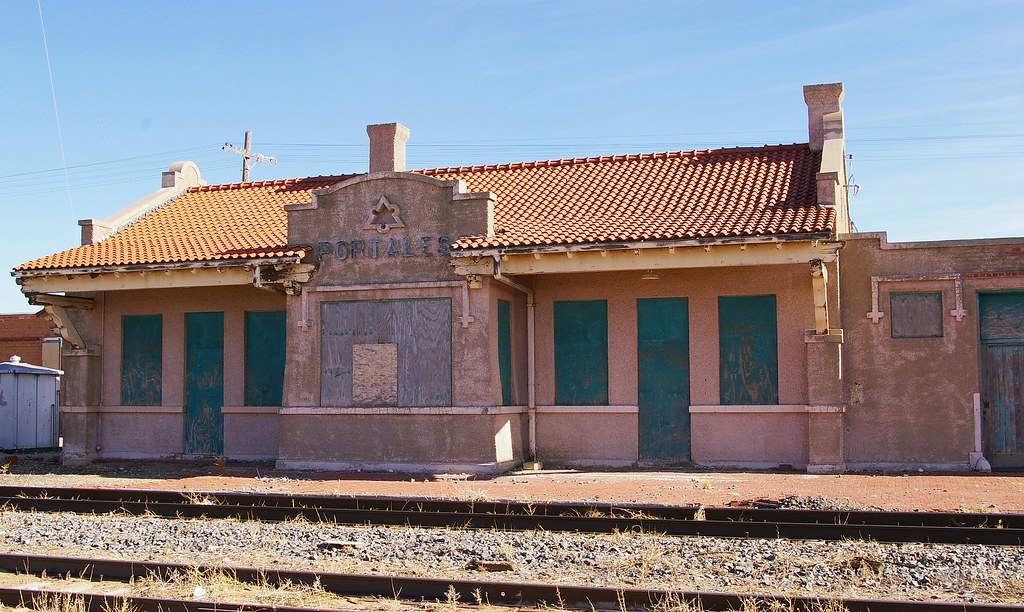 Portales, NM train station Built by Santa Fe in 1913. This… Flickr