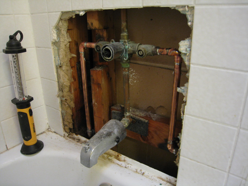 Shower Repair (before picture) See the after picture here.… Flickr