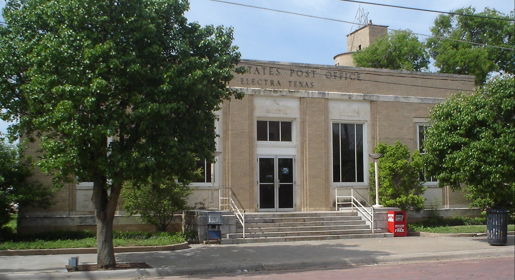 Post Office 76360 (Electra, Texas) Built in 1938 courthouselover