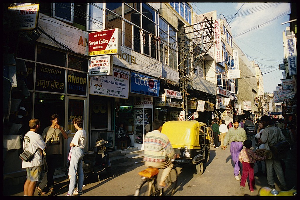 Delhi to Paharganj This is a view down the Main … Flickr