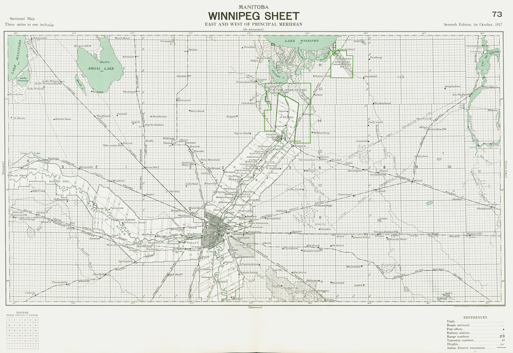 Winnipeg Sectional Map 73 (1917) Winnipeg sheet, east and … Flickr
