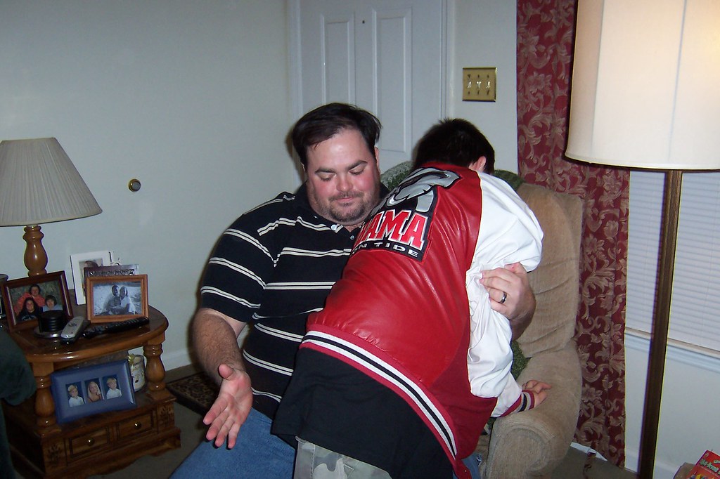 birthday spanking from his Dad! | bushfamilyfun | Flickr