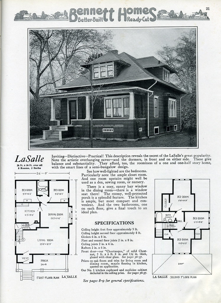 Homes 1920 The LaSalle Daily Bungalow Flickr