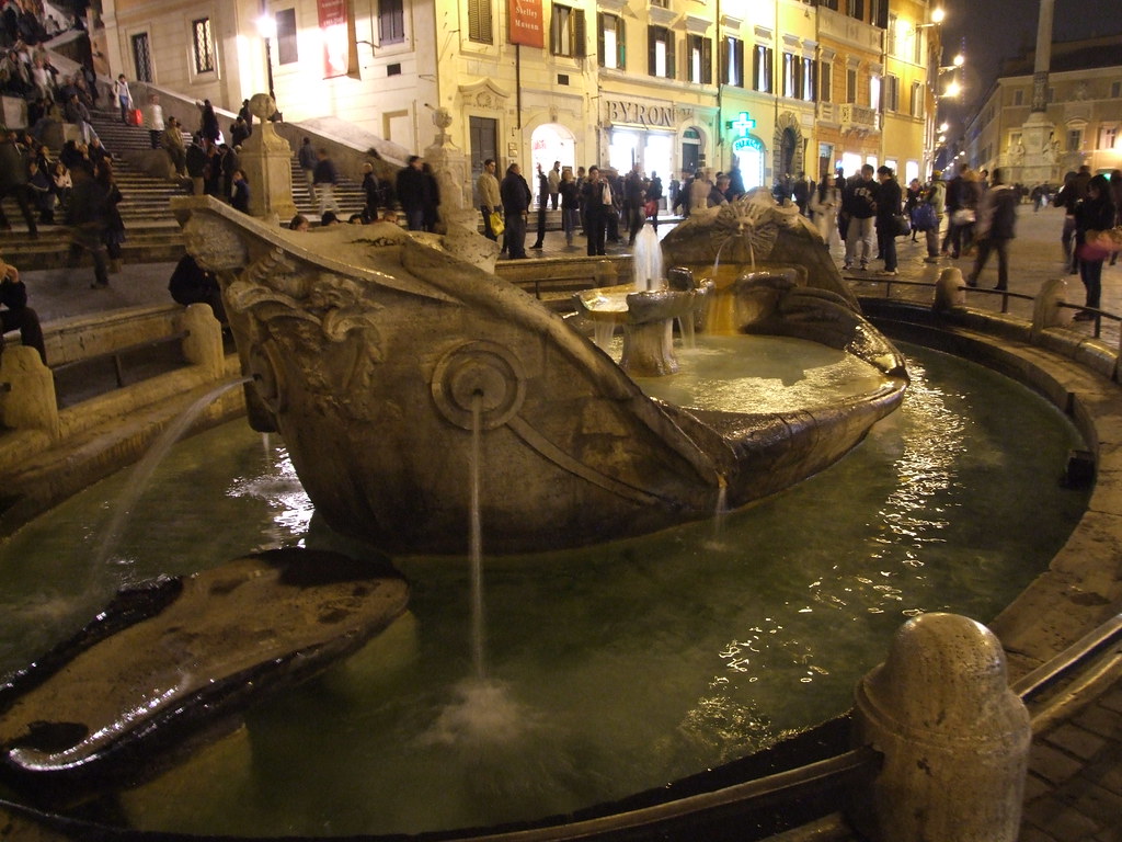 A fountain by the Spanish Steps lauren malpass Flickr