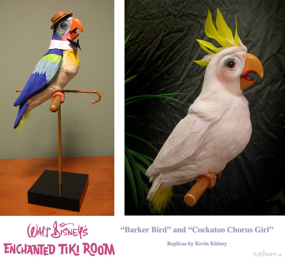 Disneyland Tiki Room Barker Bird & Cockatoo Replicas Flickr