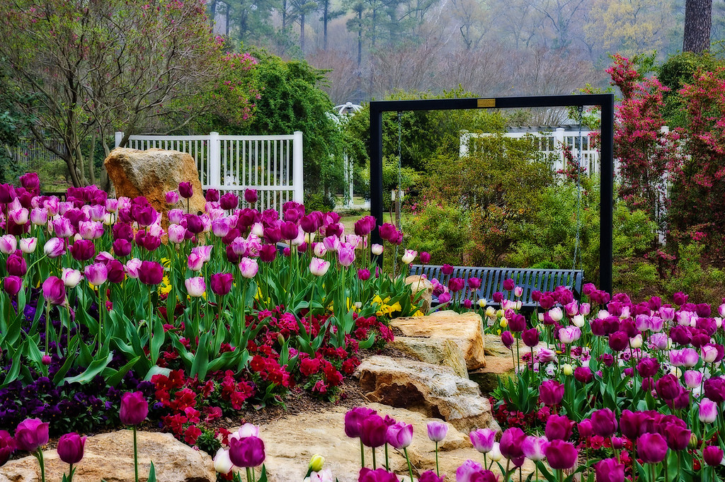 Colors Of Spring, Birmingham Botanical Gardens, AL 2008 (O… Flickr