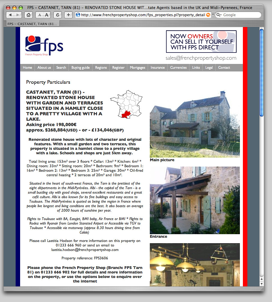 French Property Shop site Property Particulars Flickr