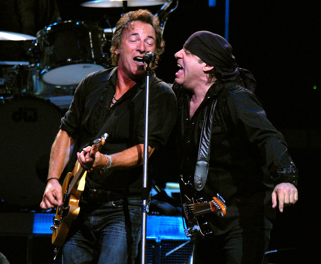 Springsteen In Concert Musicians Bruce Springsteen (L), St… Flickr