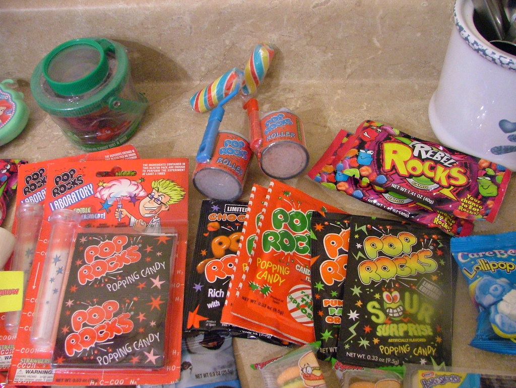 pop rocks collection | pop rocks science project, various fl… | Flickr