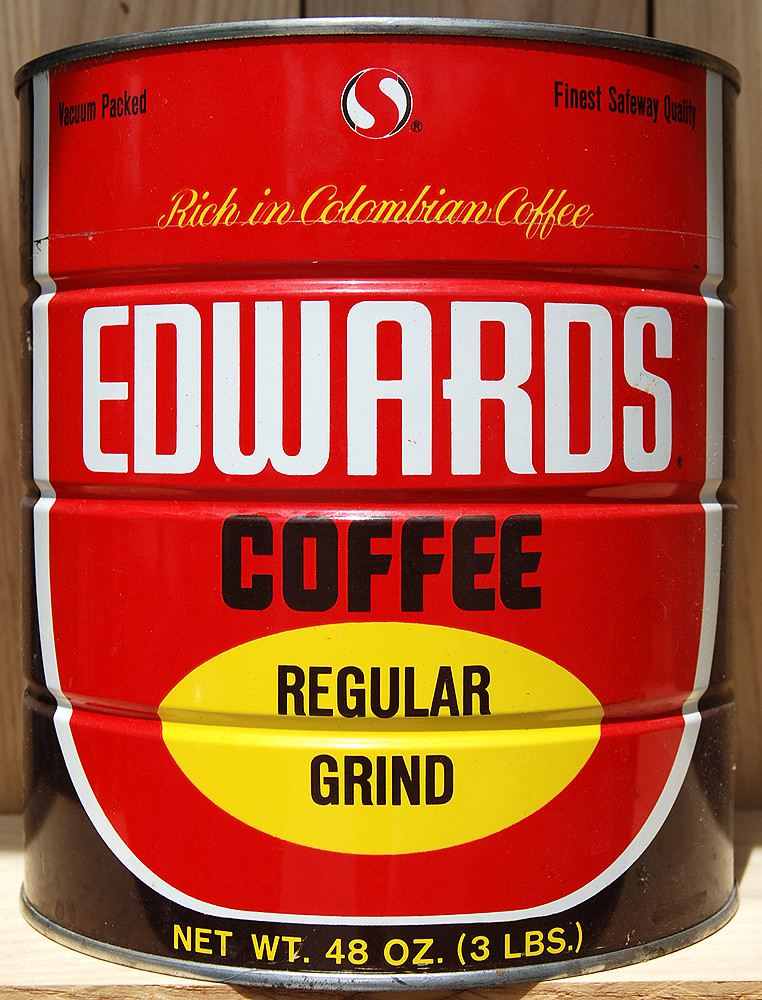 Safeway Brand Edwards Coffee Can, 1960's a photo on Flickriver