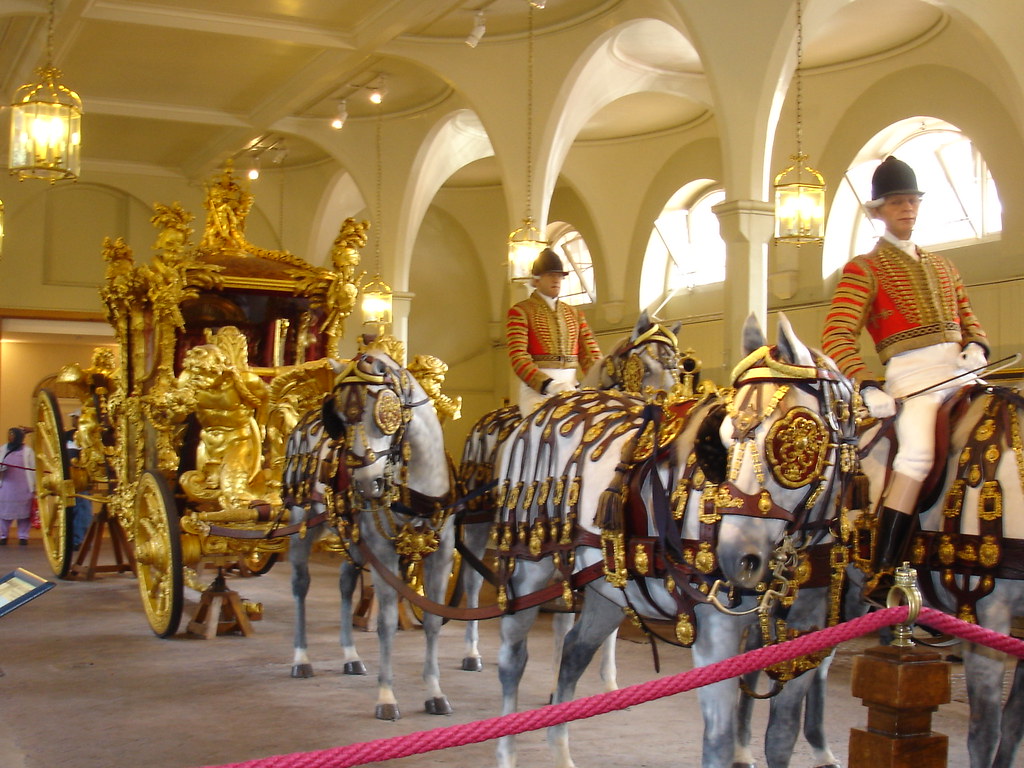 The Queen's Gold Coach, Royal Mews, Buckingham Palace Flickr