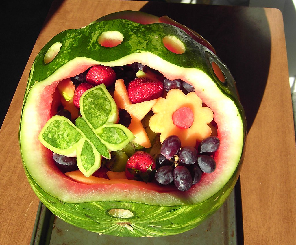 Melon Basket Final Product Oblique View Below. I gave th… Flickr