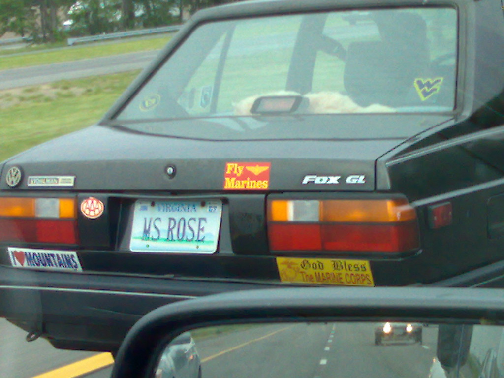VA Vanity Plate MS ROSE vanityplat.es/2007/05/18/msrose/… Flickr