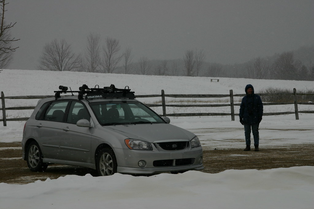Hubbardton, VT Suzan in snow squall, Hubbardton Battlefiel… Flickr