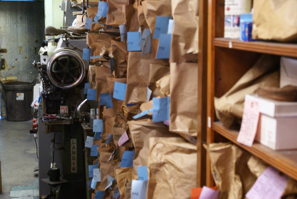 Custom Shoe Repair A great, oldschool shoe repair shop. H… Flickr