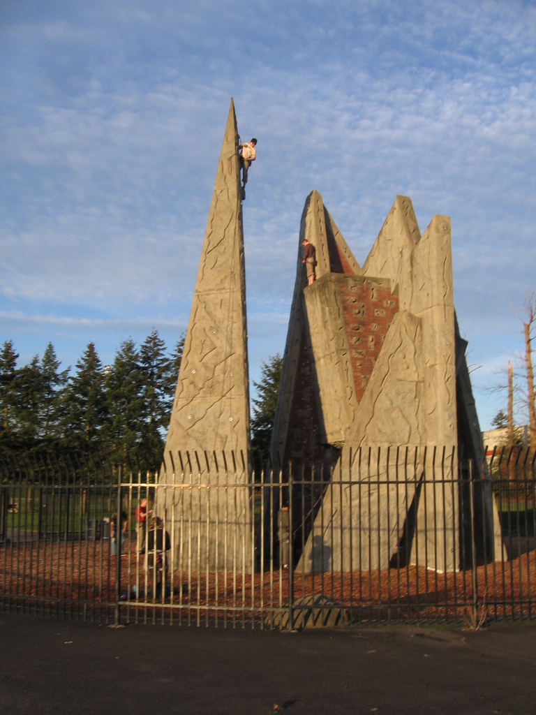 First Ride 08 Climbing Wall in Marymoor Park The climbing… Flickr