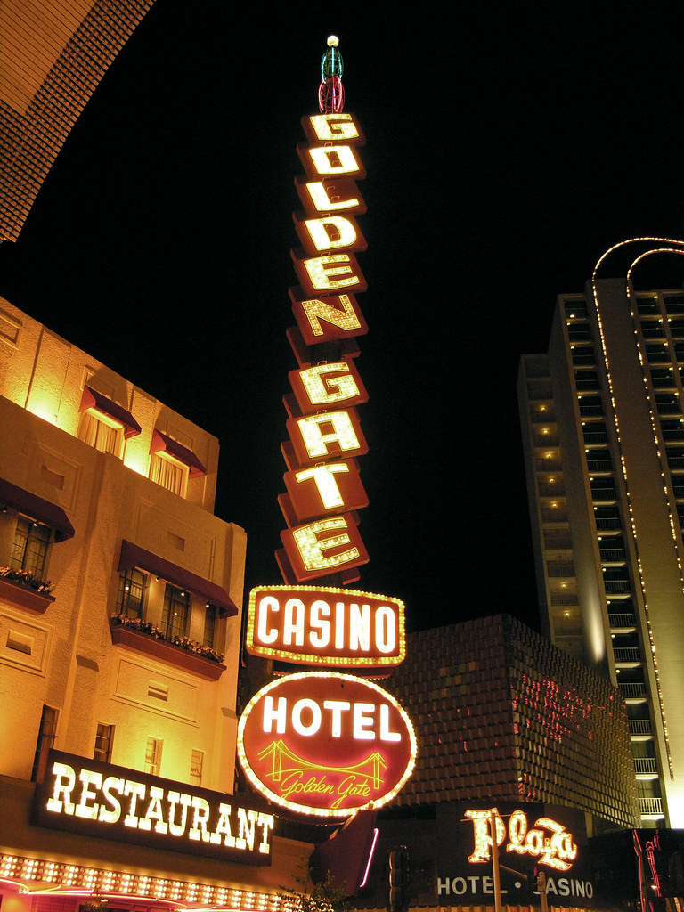 Golden Gate Casino Las Vegas Neon 2006 Michael Zale Flickr
