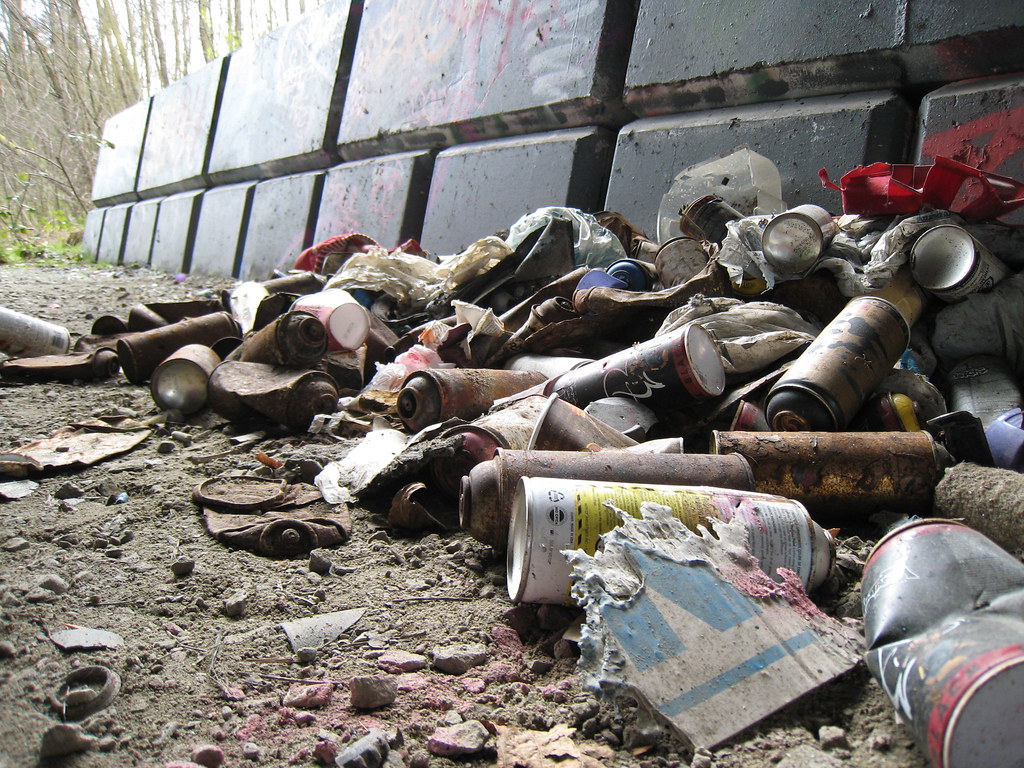 Empty Spray Paint Cans Stephanie Hobson Flickr