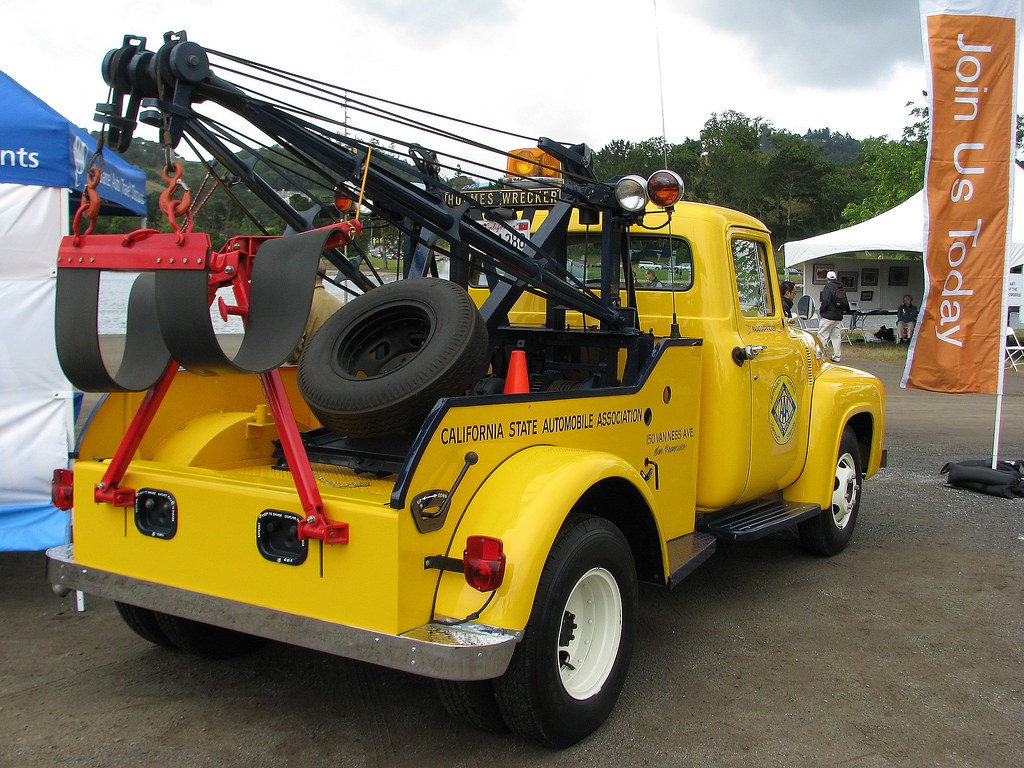 1956 Ford Triple A Tow Truck 2 Photographed at the Marin S… Flickr